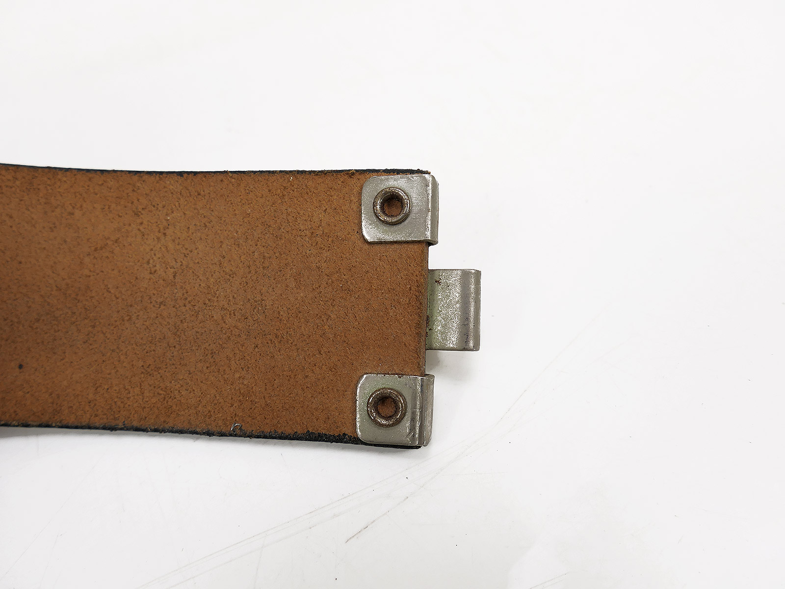 Vintage leather belt / belt strap, 110cm, COLLECTION BATTLE WORN