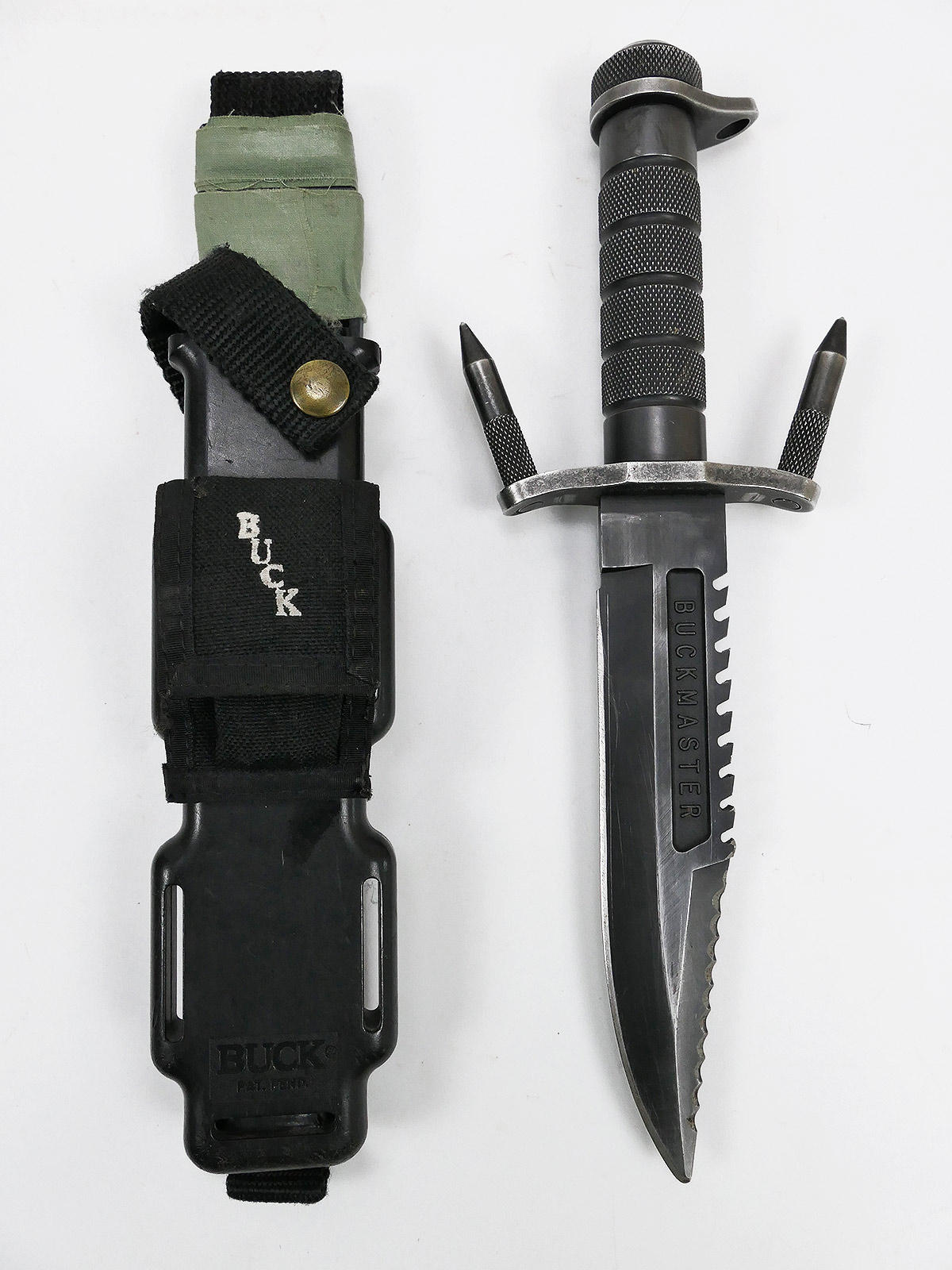P1179771 Original US Survival knife Buck combat knife BUCKMASTER 184 Navy Seals