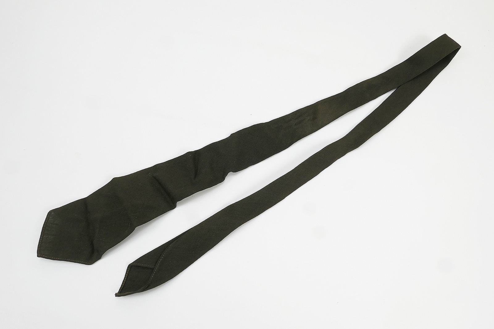 US WW2 Officer Chocolate BrownNeck Tie - Tie Uniform Shirt Tie Binder