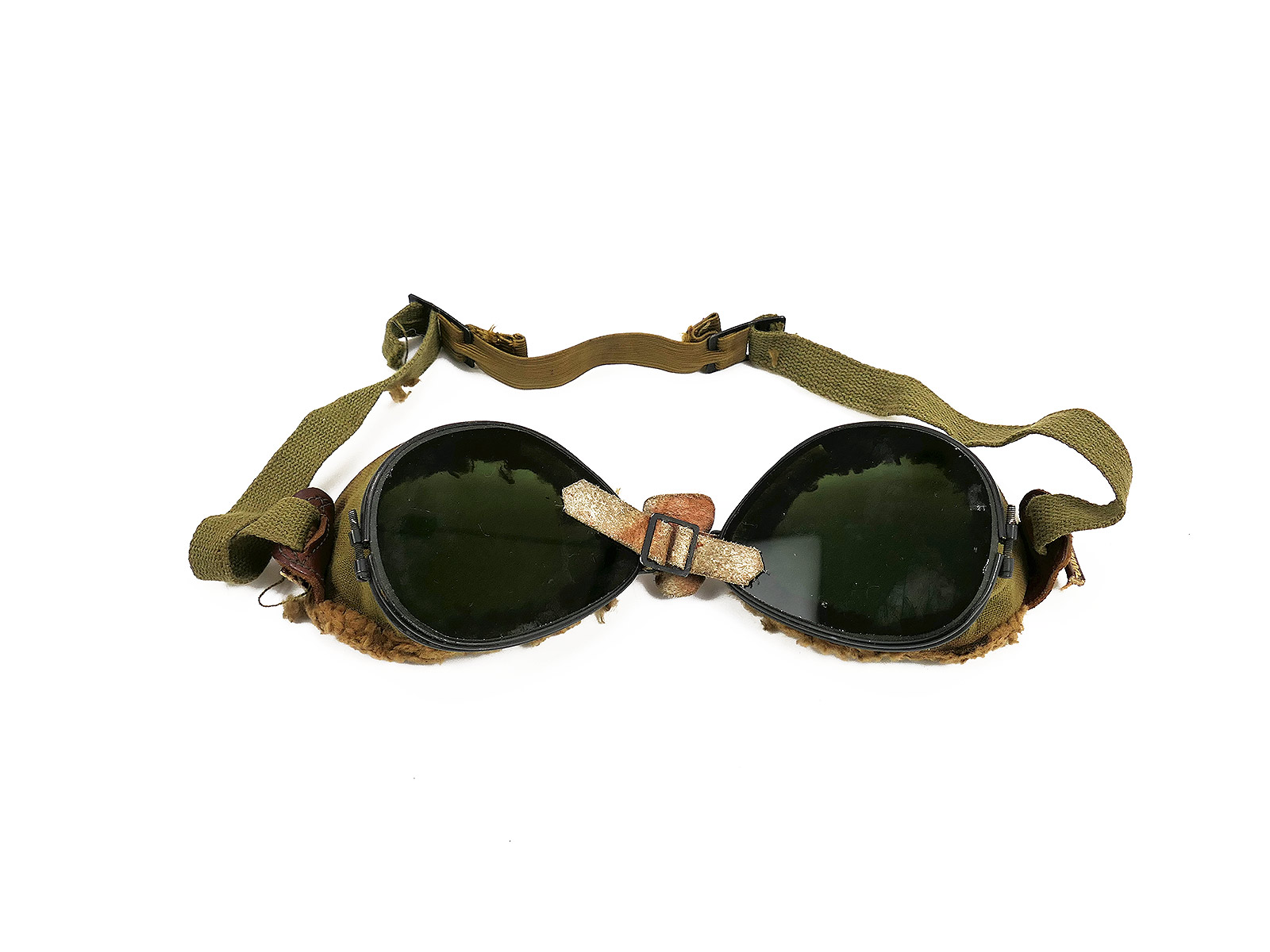 US Army WW2 Original Ski + Mountain Trooper Goggles - Mountain Trooper Goggles