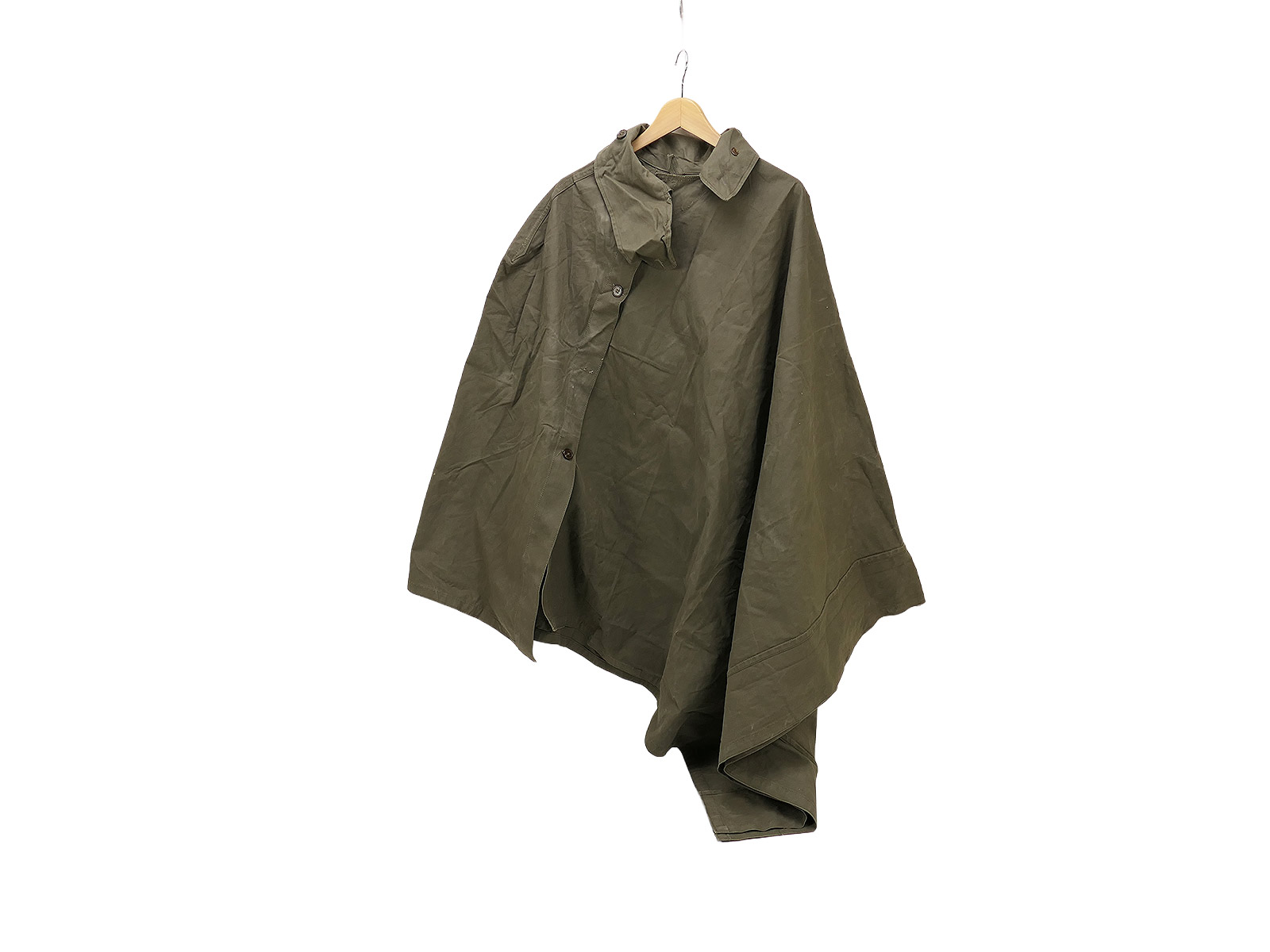 WW2 British Army MKVII Waterproof Cape / Ground Sheet Rain Cape and Ground Sheet 1945 WD 