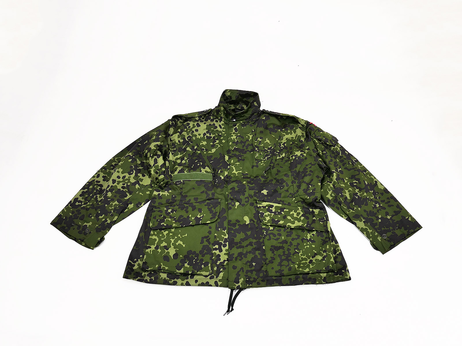 1x Danish Army green camouflage lightweight field jacket, HMAK 2001, size 10, as new