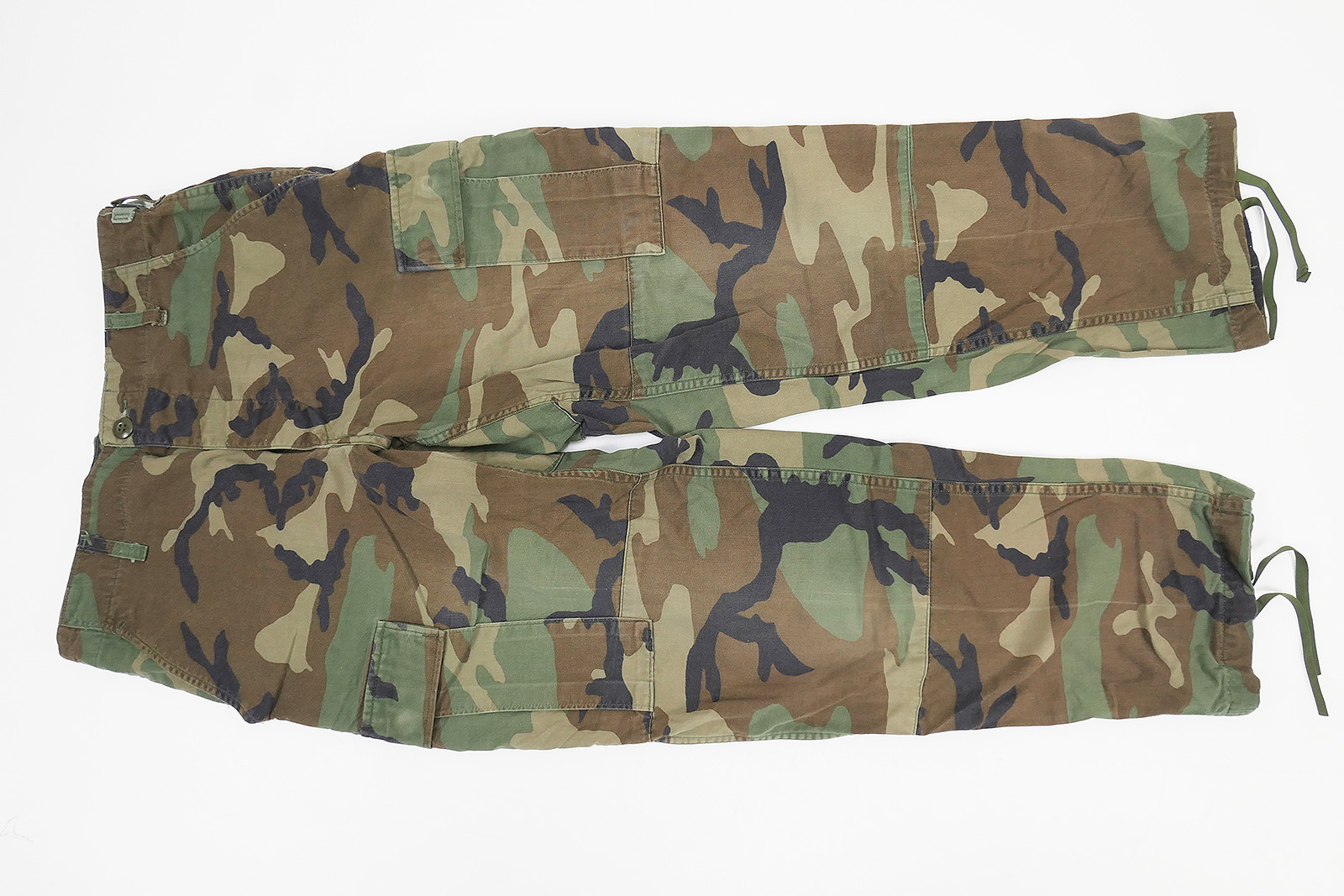 US Army BDU Woodland Field Trousers Combat Trousers Rip Stop - Xtra Large Regular Camo Pants