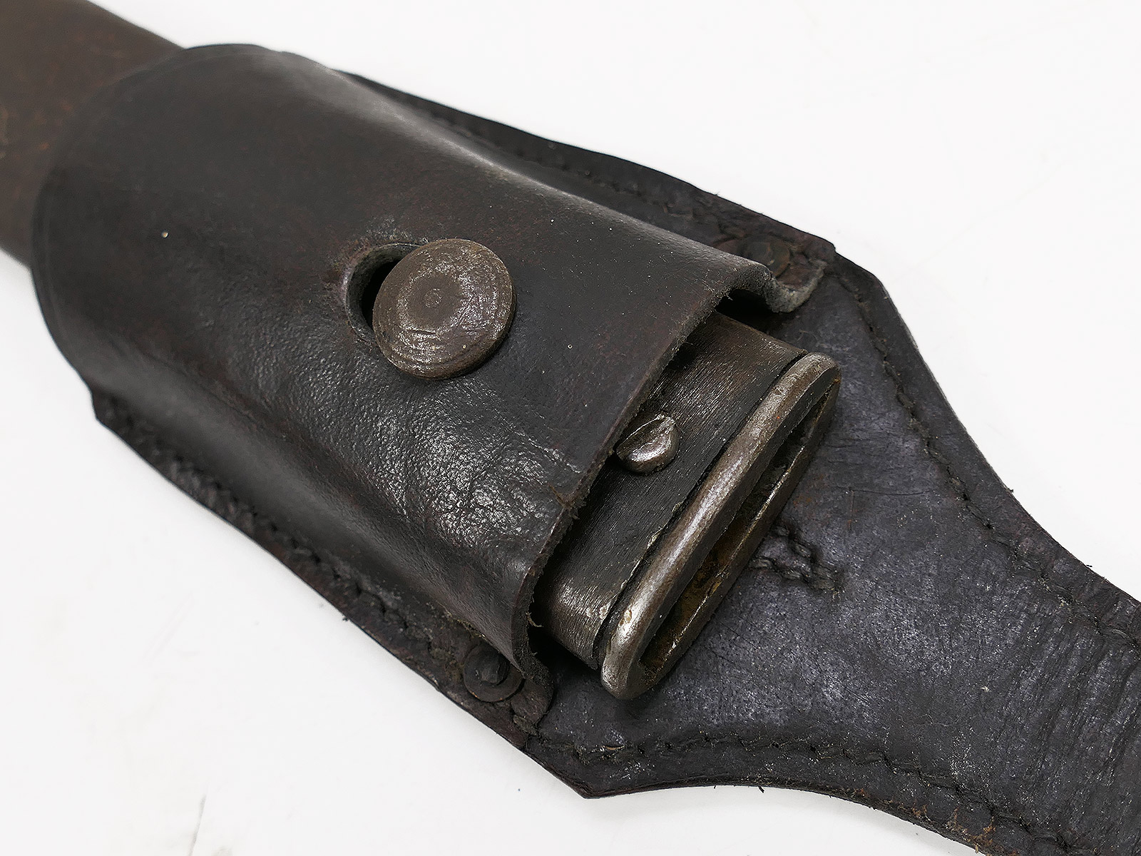 WK1 M98/05 bayonet, Mauser A.G. Oberndorf 1916, with acceptance mark and belt lug