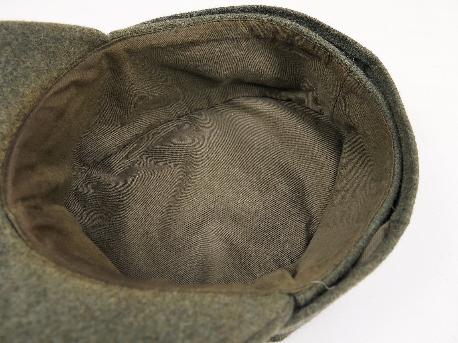 Wehrmacht M43 field cap M1943 with trapezoidal detailing, cap eagle, size 59/60, BATTLE WORN