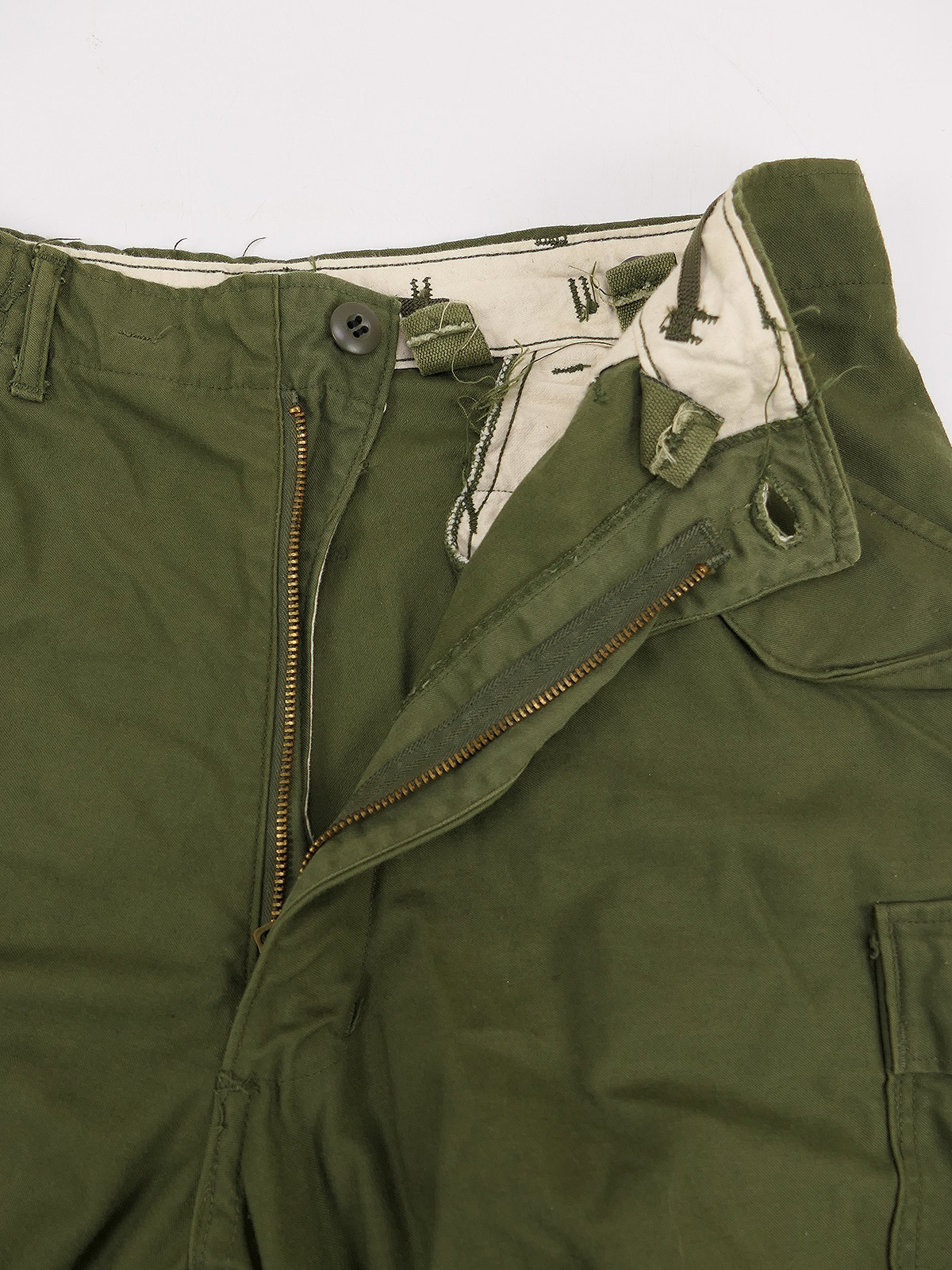 One-off vintage original US Army M-1965 Field Trousers (Cold Weather) – size MEDIUM, dated 1974