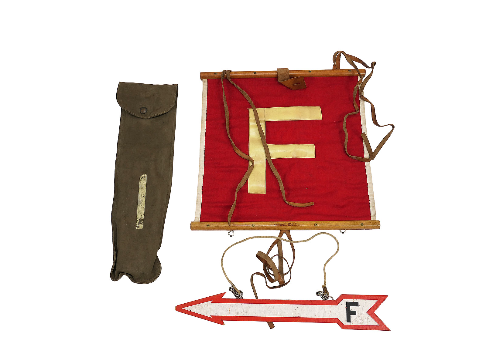 #21 Type Wehrmacht radio telecommunication arrow marking telecommunication flag radio flag