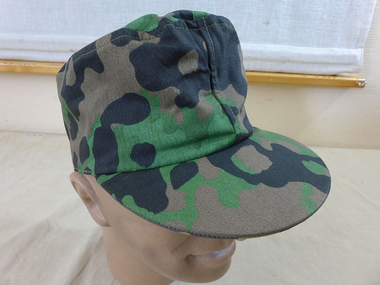 WAFFEN SS M42 plane tree 3/4 camo cap - Sycamore camouflage field cap