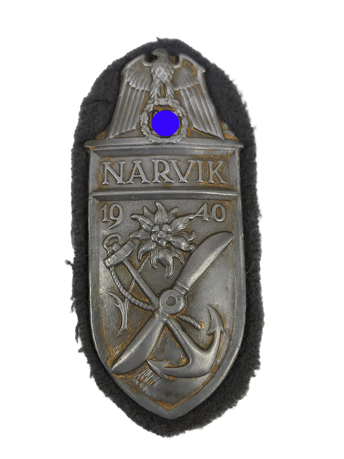 Wehrmacht sleeve badge ‘NARVIK 1940’ – Narvik badge for field jacket
