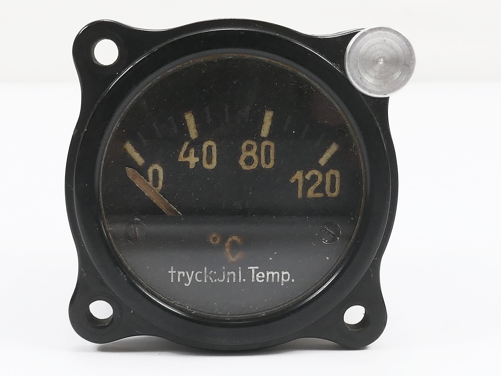 #2/ Luftwaffe Fl.20343 electric temperature indicator Messerschmidt BF-109 onboard instrument