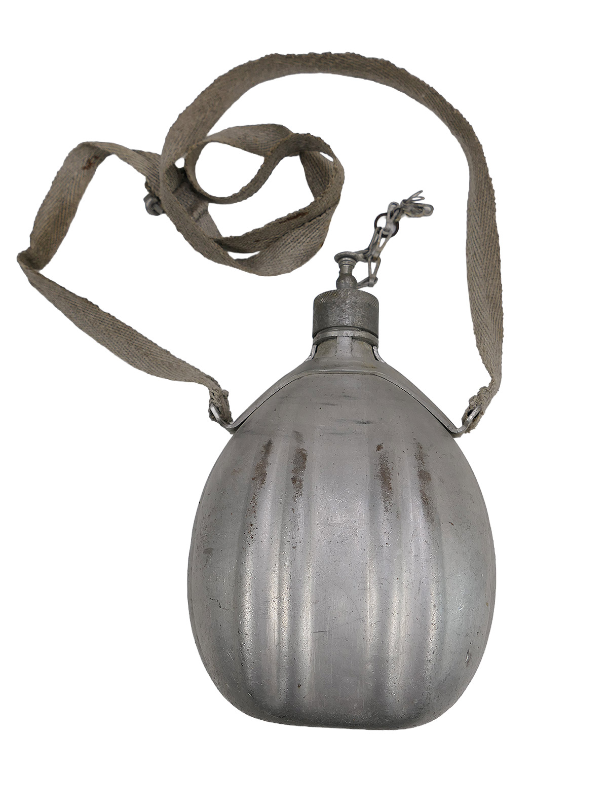 Original WW2 Italian M33 canteen, DAK Afrika Korps POW booty, tropical canteen – COLLECTION