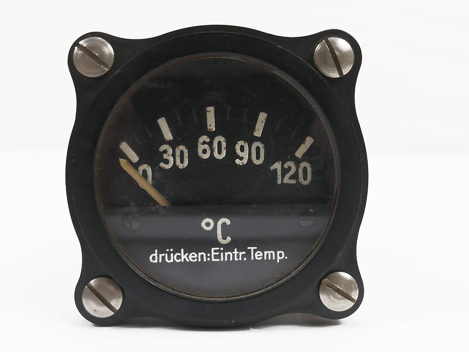 #1/ Luftwaffe Fl.20343 electric temperature indicator Messerschmidt BF-109 onboard instrument