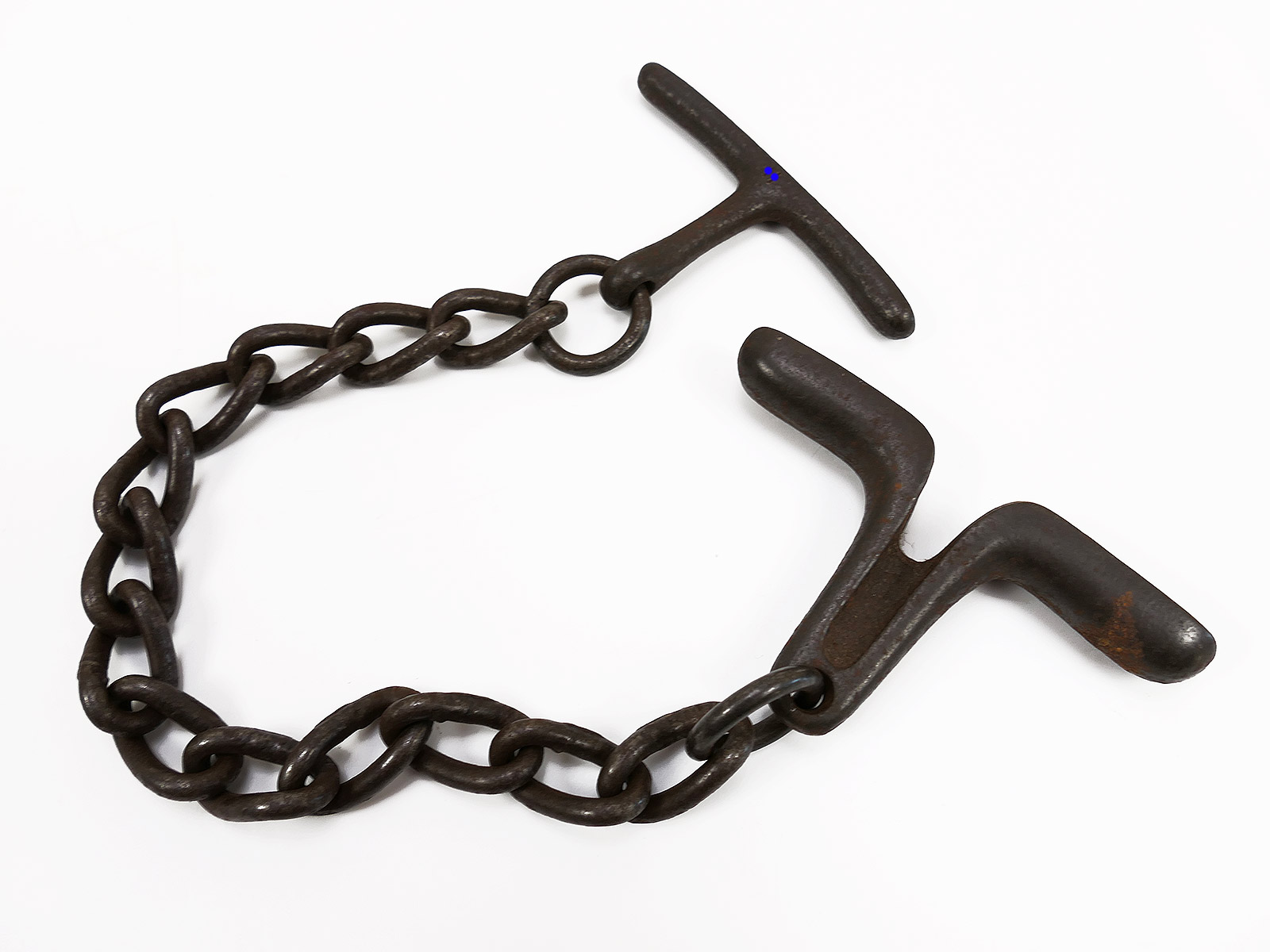 SS Hand Gag Gag Chain – Restraint, Display or Gag Chain – ANTIQUE