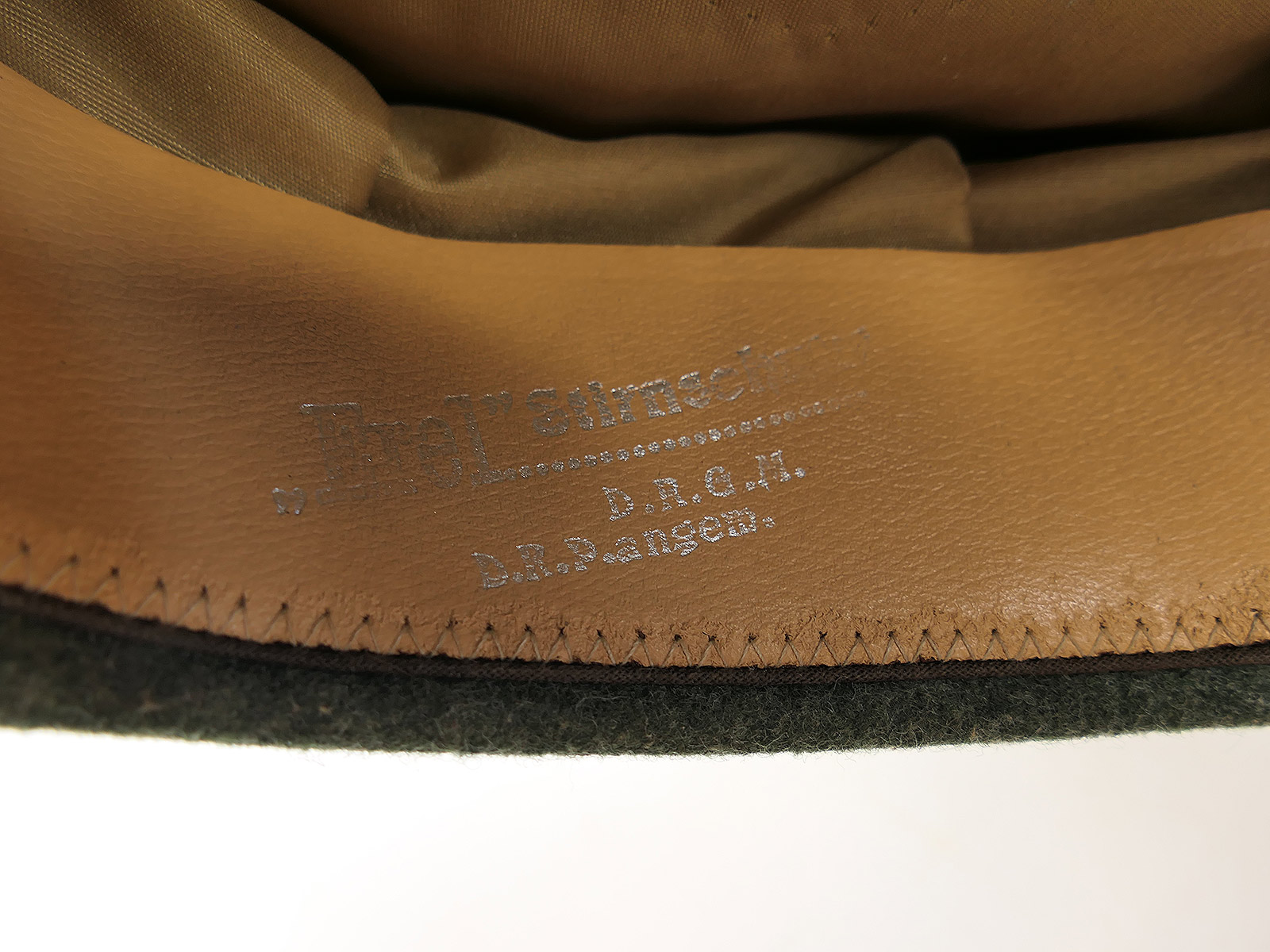 Wehrmacht Infantry Officer’s Crusher Cap with cap eagle / cockade COLLECTION