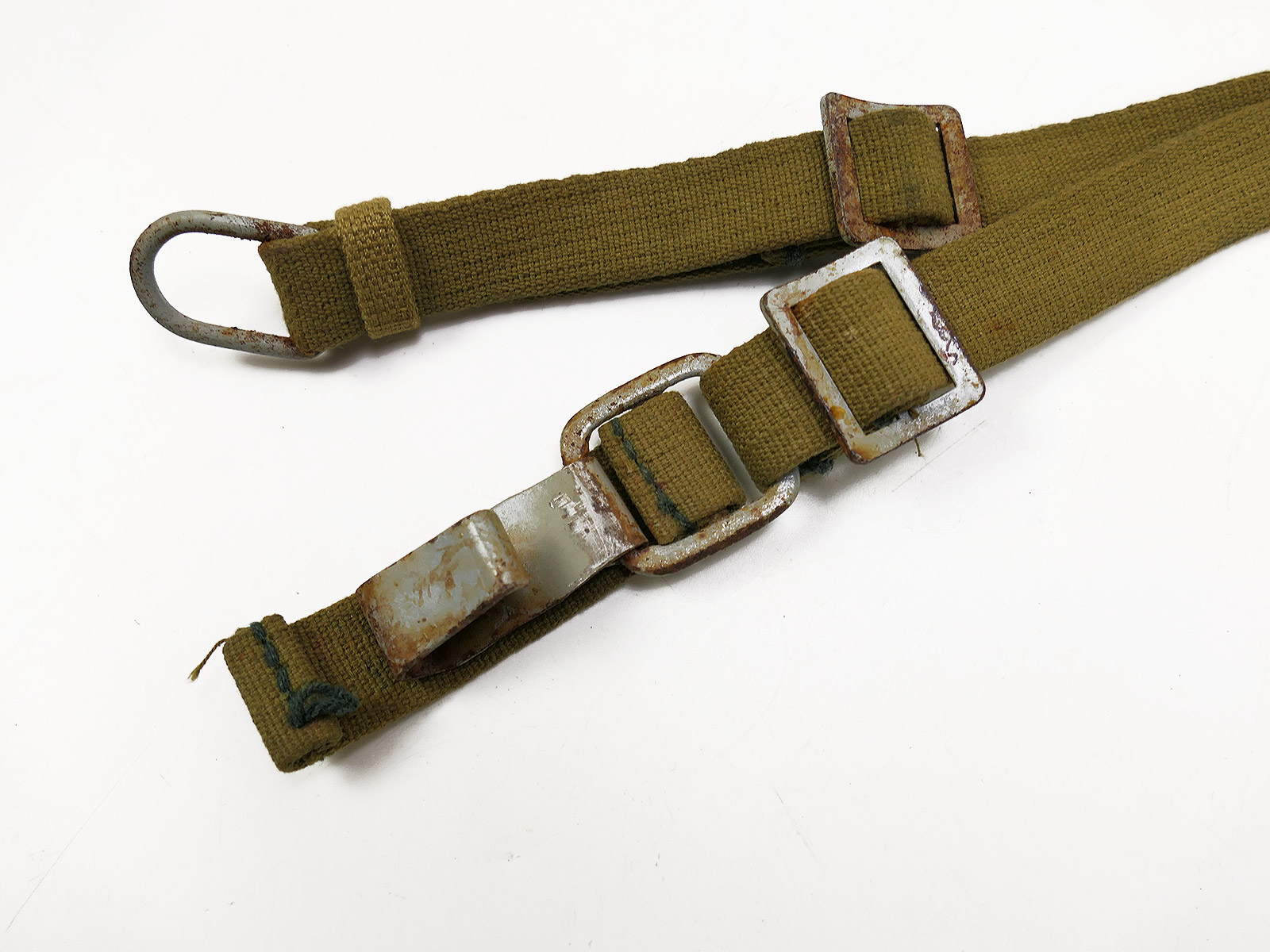 Wehrmacht DAK Afrika Korps Tropical Web Y-strap Southern Front Late War Belt Carrying Frame