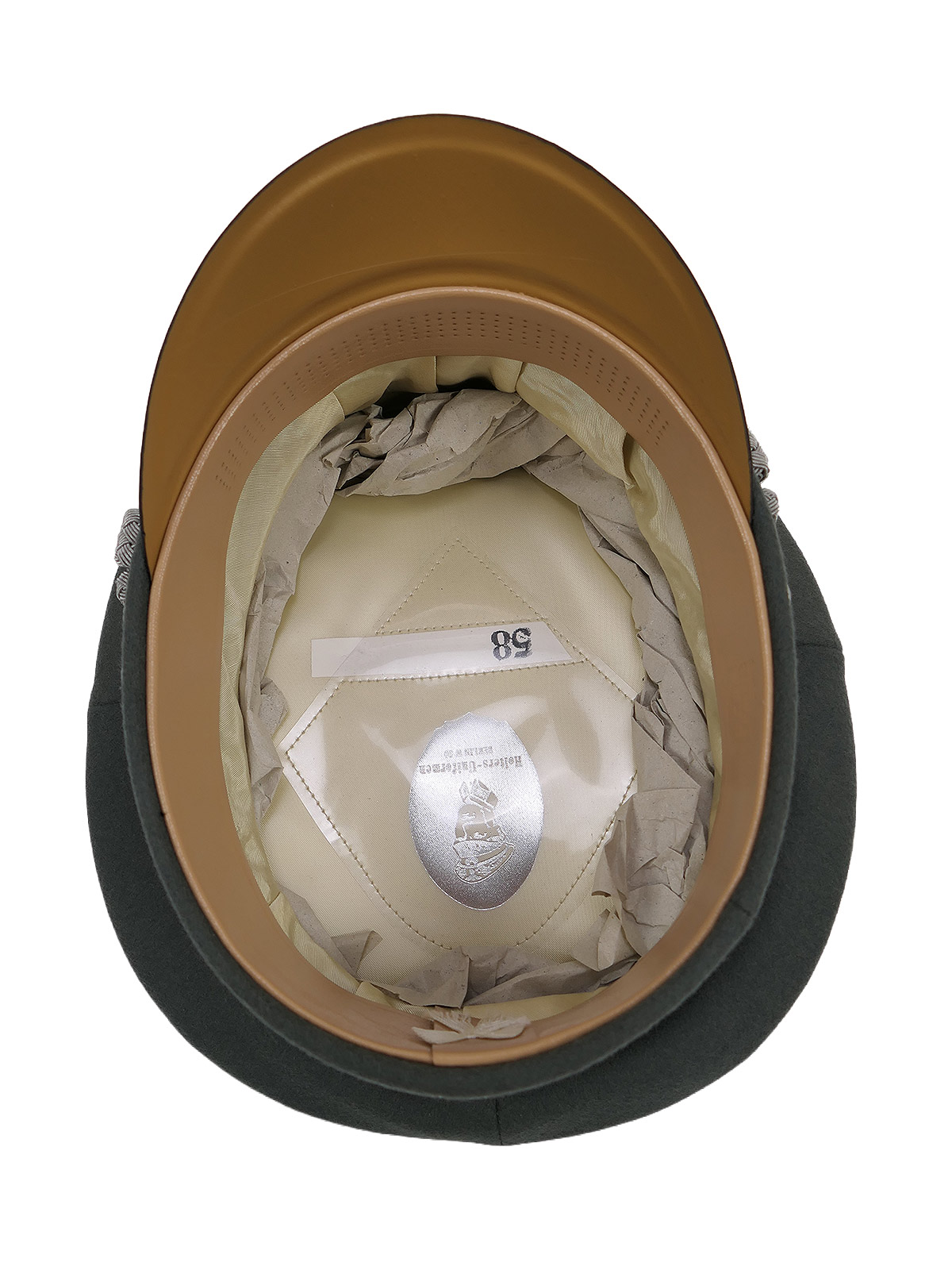 Waffen SS peaked cap, General’s size 58 – top-quality museum-grade reproduction with metal detailing