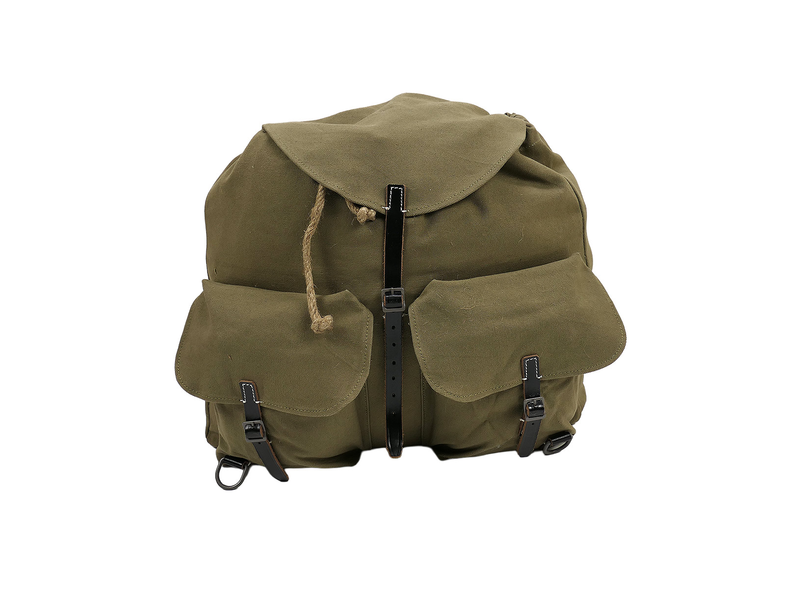 Wehrmacht M31 rucksack olive with carrying straps / shoulder straps