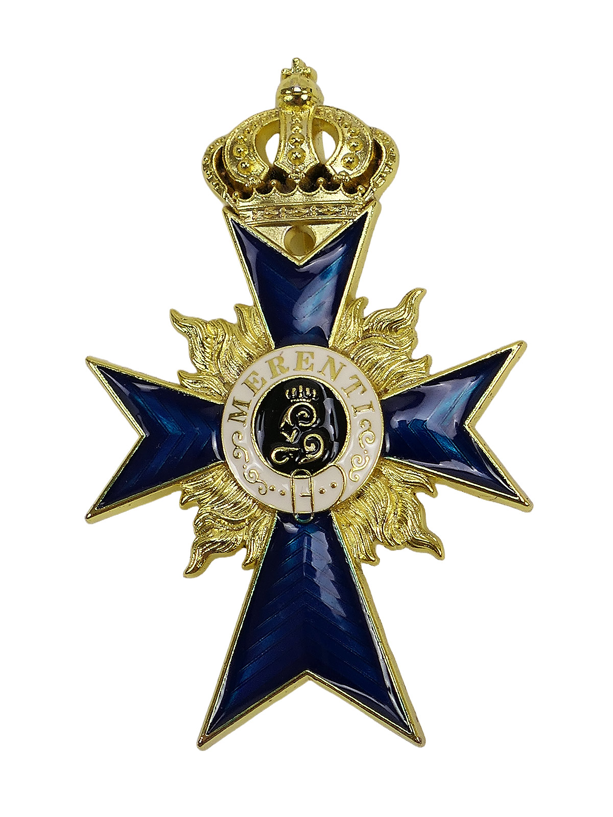 Bavarian Military Order of Merit, 3rd Class with Crown, Merenti 1866