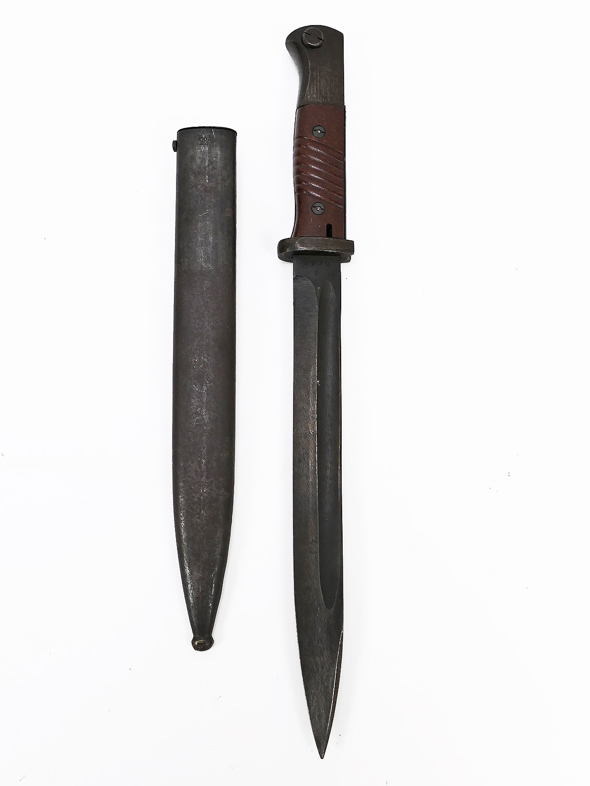 Wehrmacht bayonet M84/98 K98 / sidearm 44 asw with scabbard