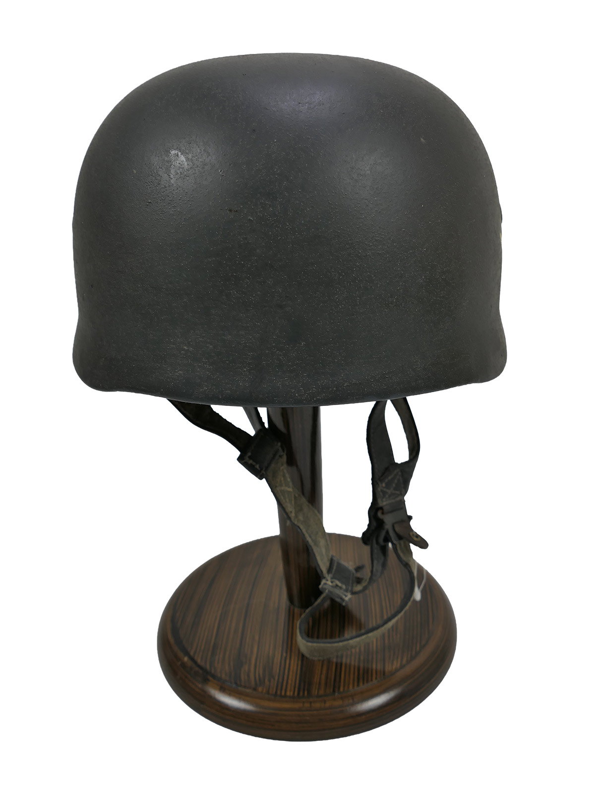 One-off item – Vintage camouflage paratrooper helmet, DD Stahlhelm M38, Luftwaffe paratrooper COLLECTION
