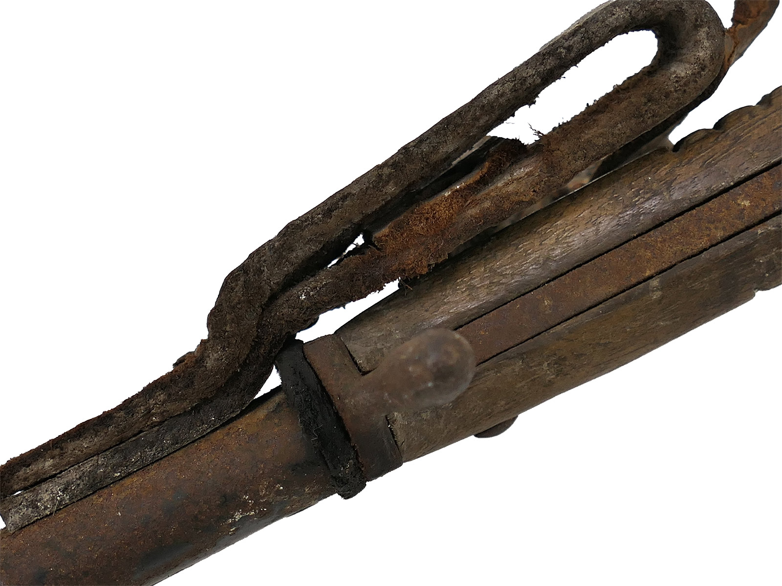 WK1 trench dagger with ERN mark, Rhineland razor factory, COLLECTION BATTLE WORN