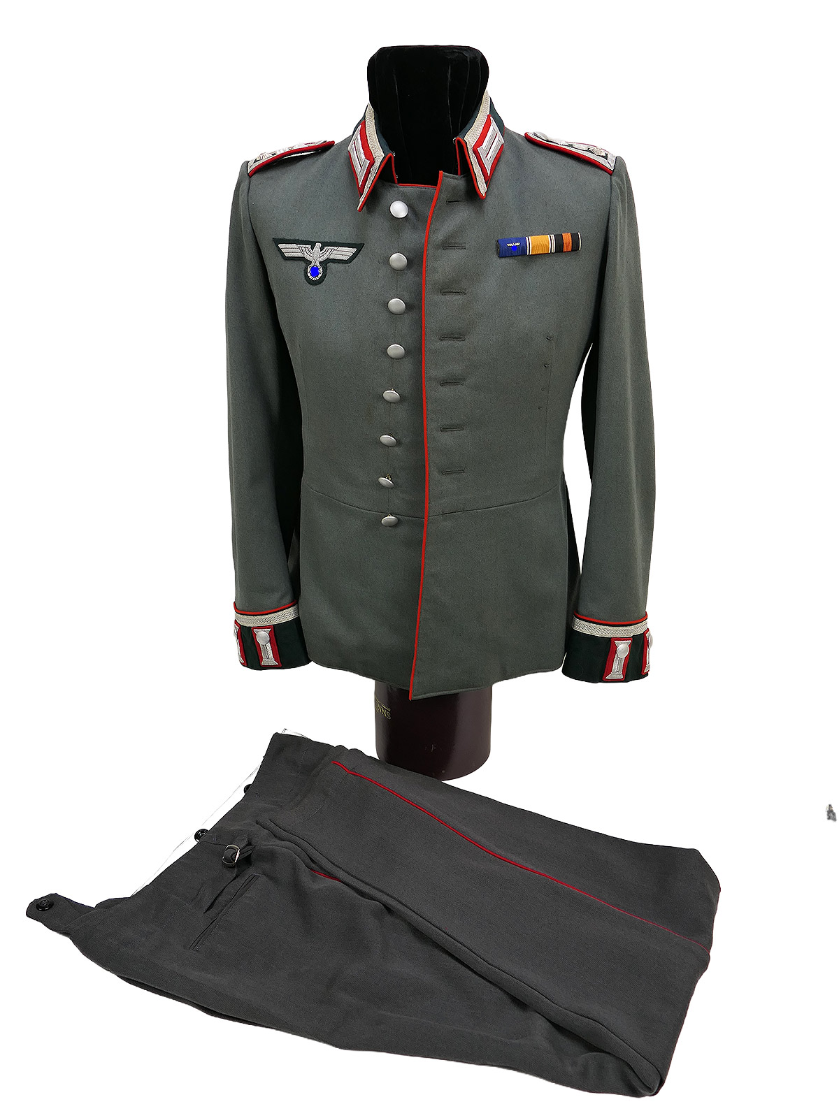 Original Wehrmacht Parade Tunic for Artillery Non-Commissioned Officers with Uniform Trousers COLLECTION