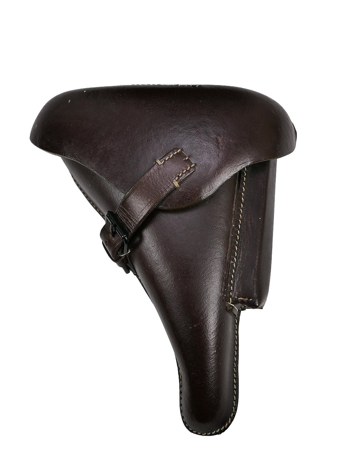 One-off Wehrmacht Luftwaffe P08 holster, leather holster, pistol case, leather, BROWN