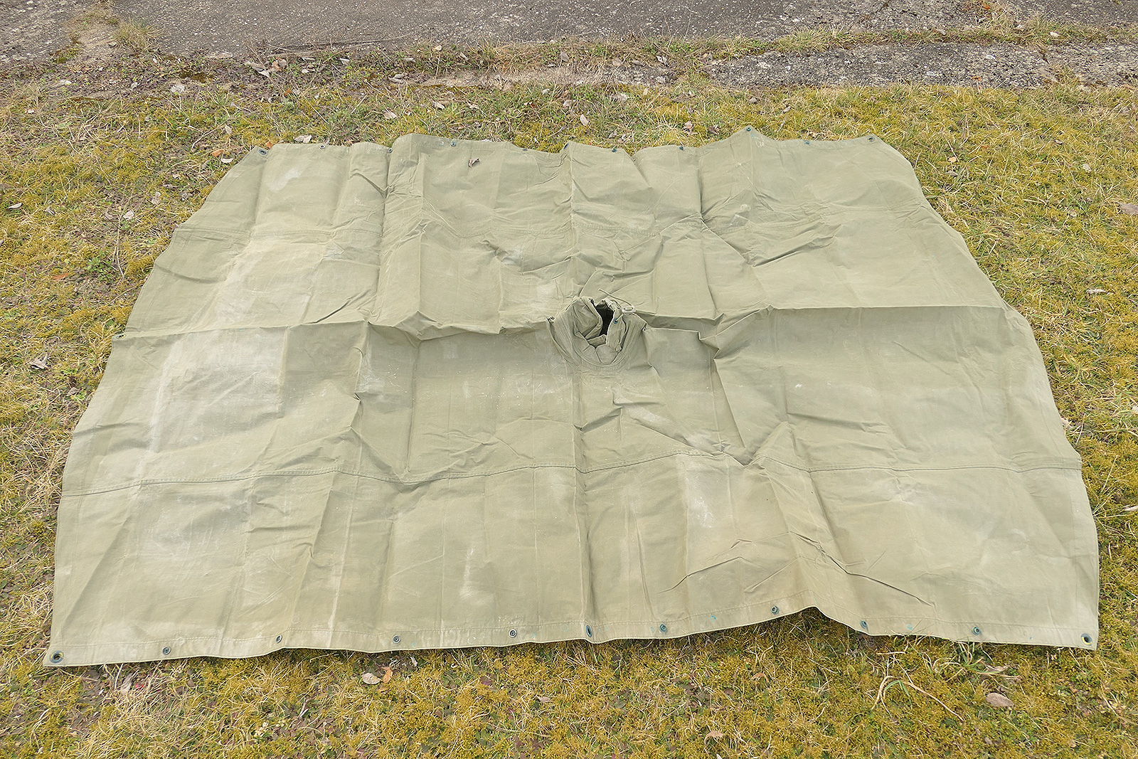 #3 Original US ARMY Vietnam Multipurpose Poncho olive shelter ground sheet tent