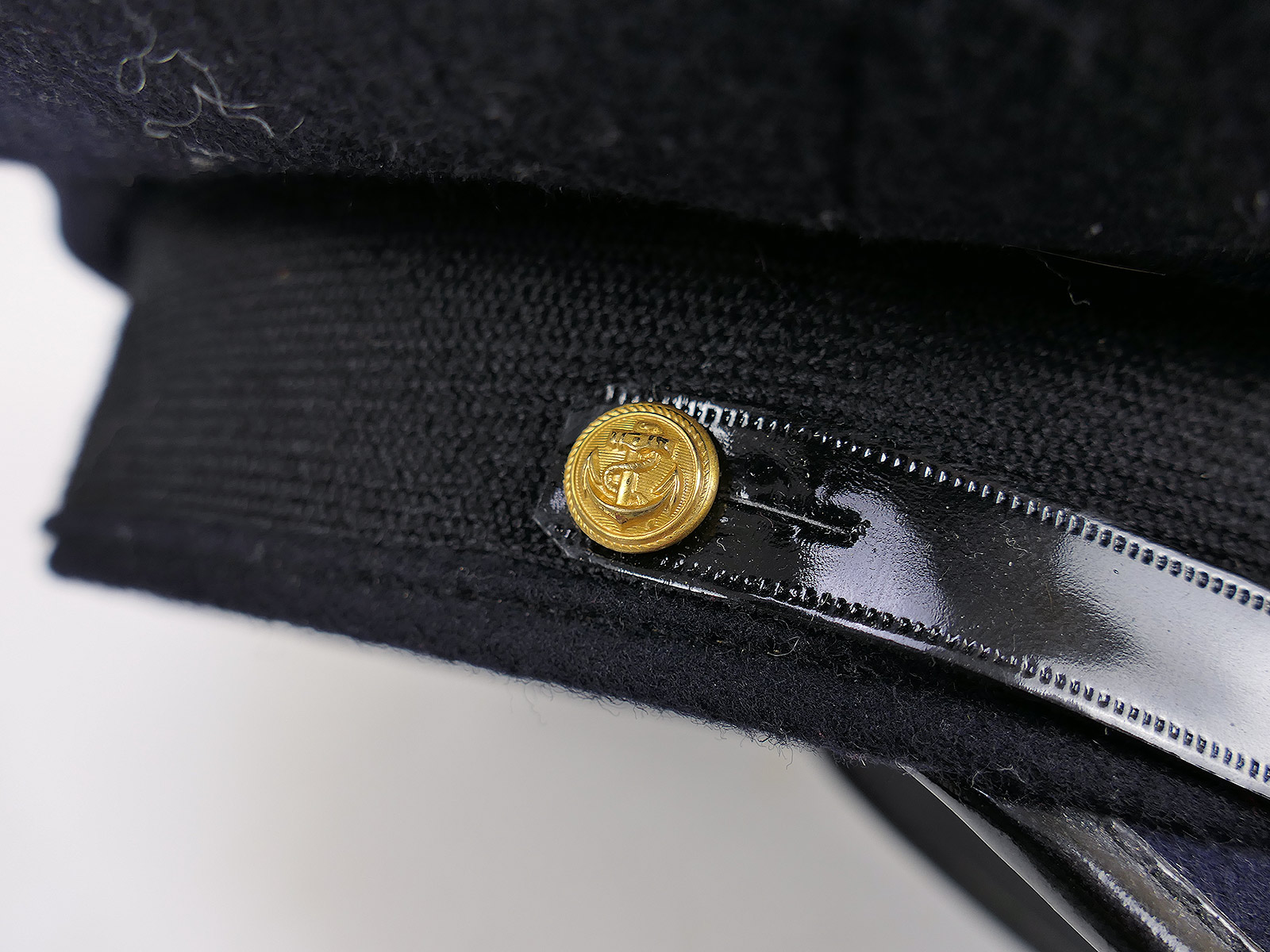 Antique naval cap ‘ADMIRAL’ with original trimmings (cap eagle and cockade) COLLECTION