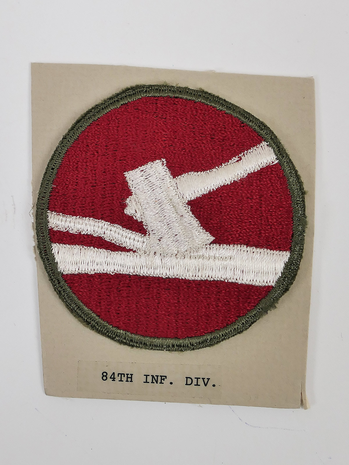 Original US ARMY WW2 Infantry Division Badge Patch - 84th Infantry Division Badge