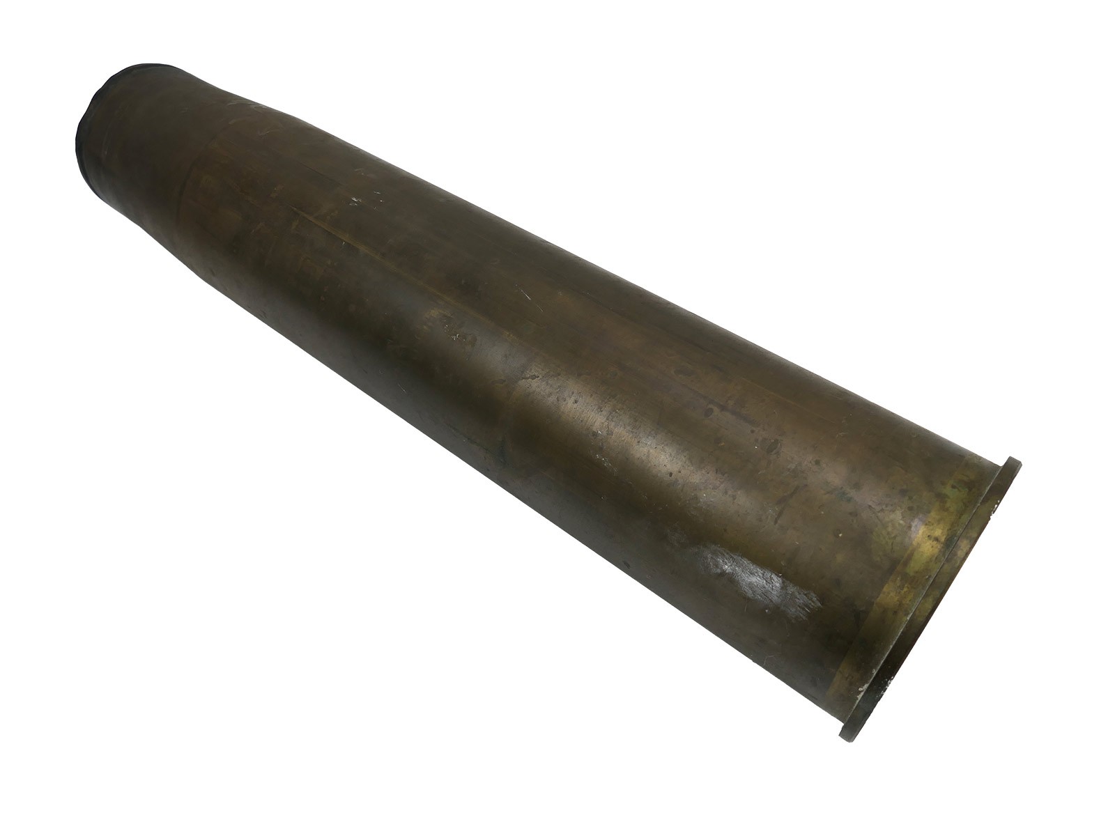 Original 105mm brass cartridge case – tank-themed decorative umbrella stand – COLLECTION