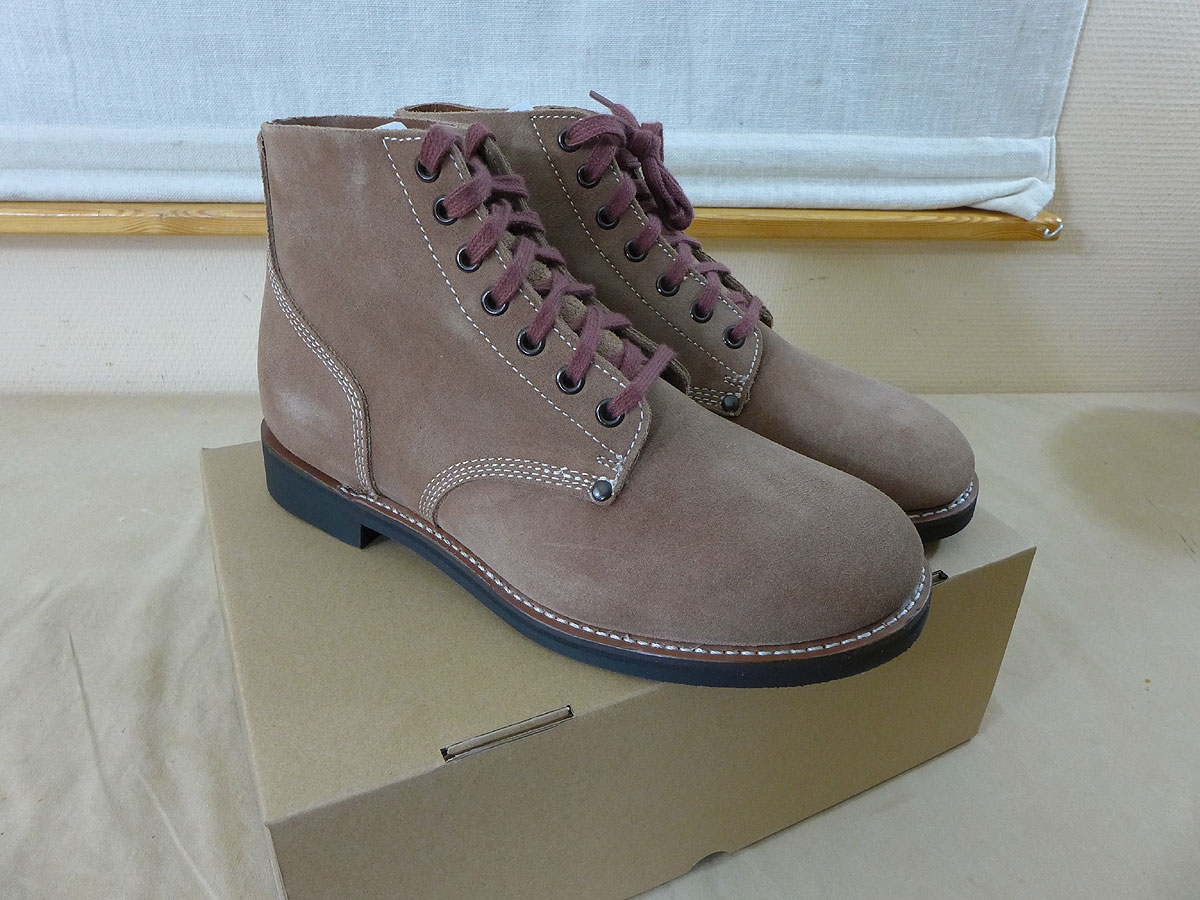 8011-7 US WW2 GI Boots Boots Reverse upper suede combat boots