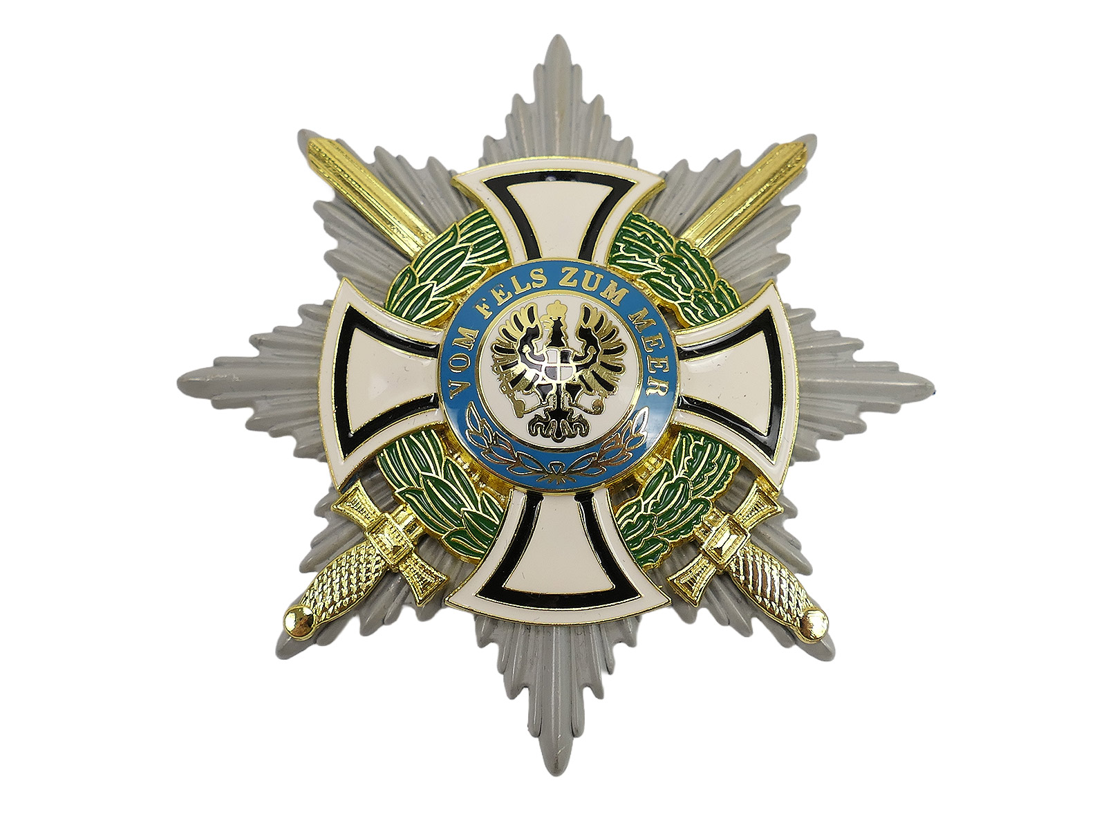 Royal Order of the House of Hohenzollern-Prussia: Commander’s Star with Swords