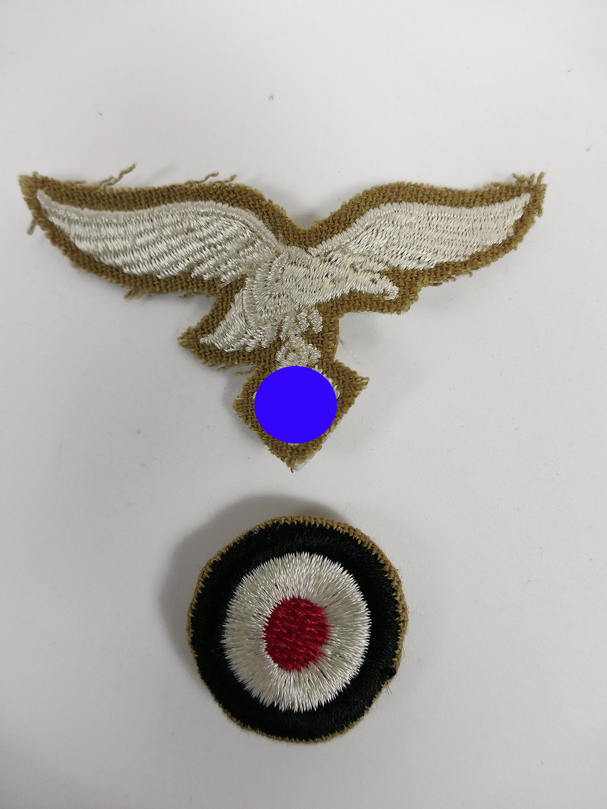 Set of effects Luftwaffe tropical cap eagle + cockade shuttles Afrikakorps
