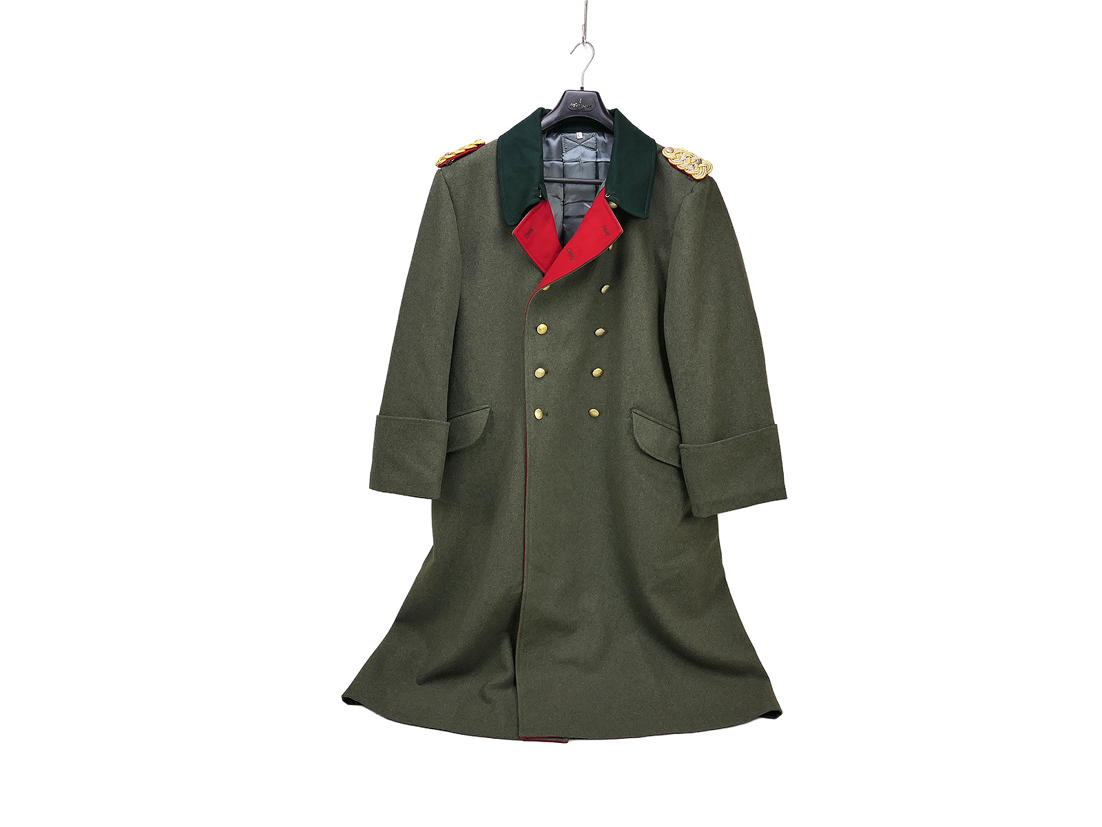 Wehrmacht general coat uniform coat wool top tailor made size 52 w. shoulder pieces Shoulder pieces