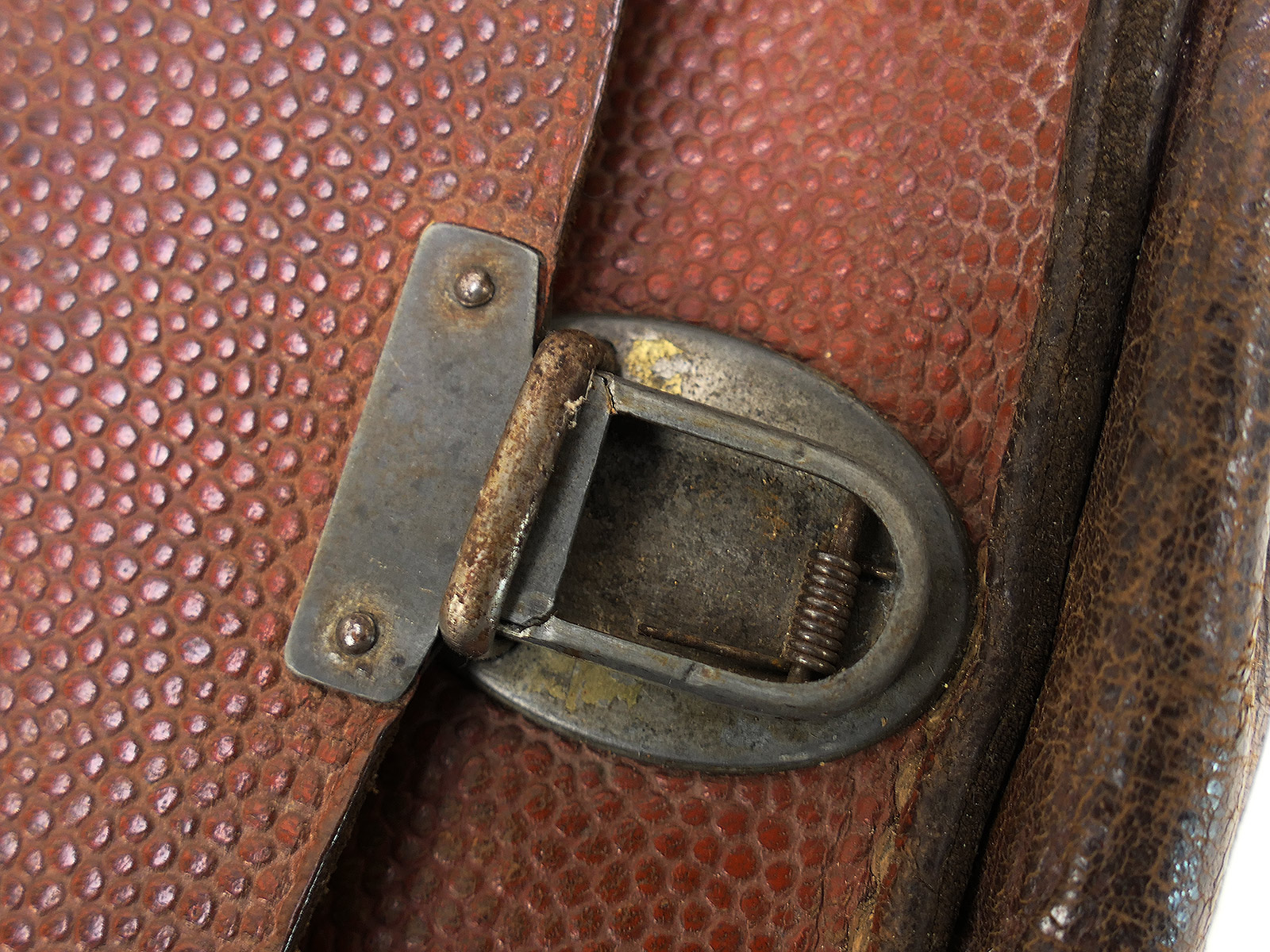 Wehrmacht / Luftwaffe map pouch, brown leather, RBNr. Signal pouch, COLLECTION