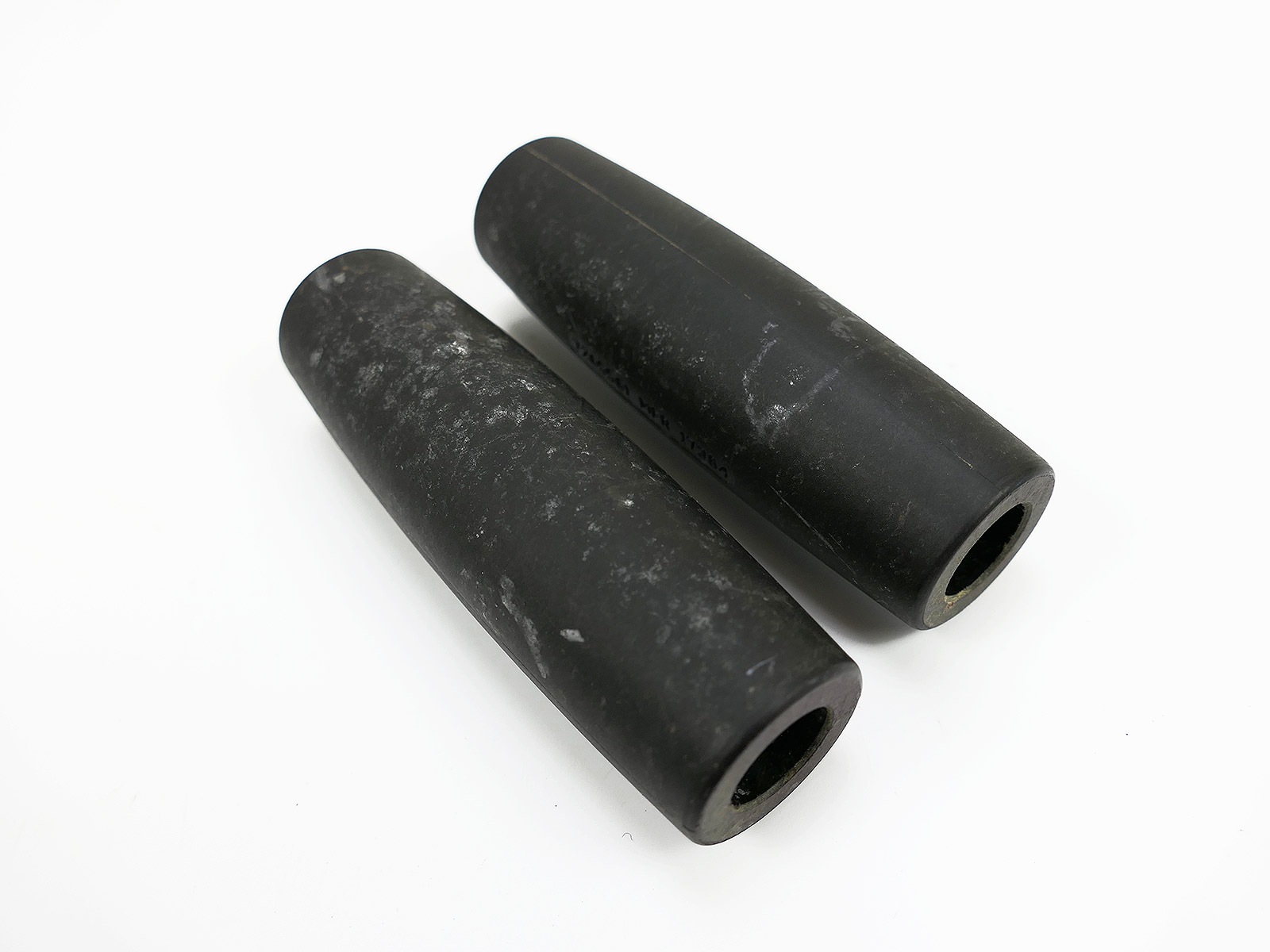 Original US ARMY GI .50 Cal Browning spade grips Pair of handles Grip rollers
