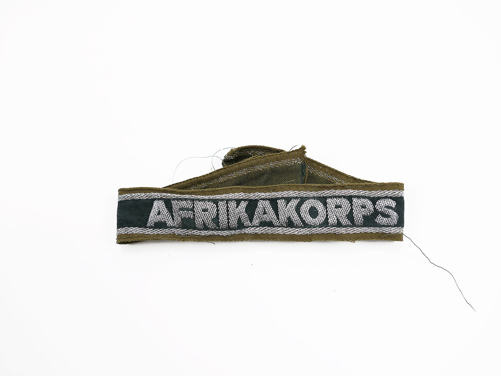 Badge sleeve band AFRIKAKORPS worn detached from the uniform