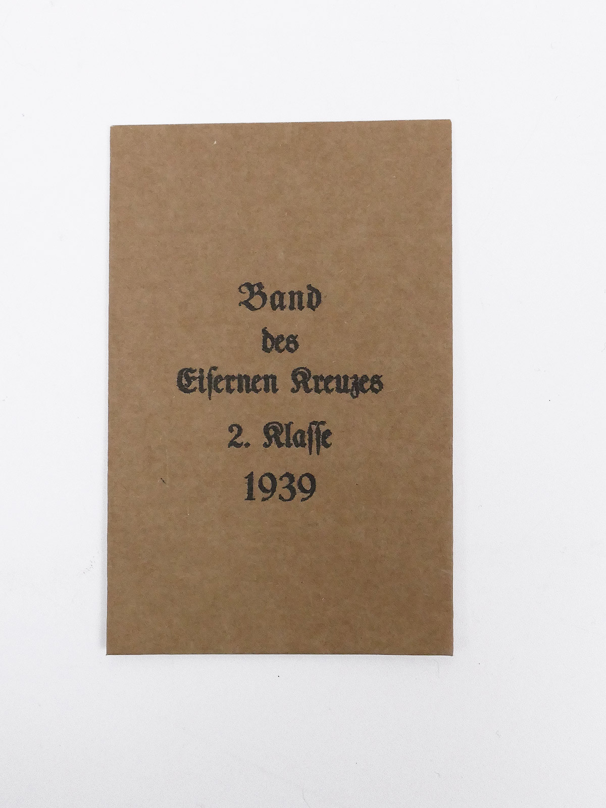 Award Bag for Orders + Decorations - Ribbon of the Iron Cross 2nd Class 1939
