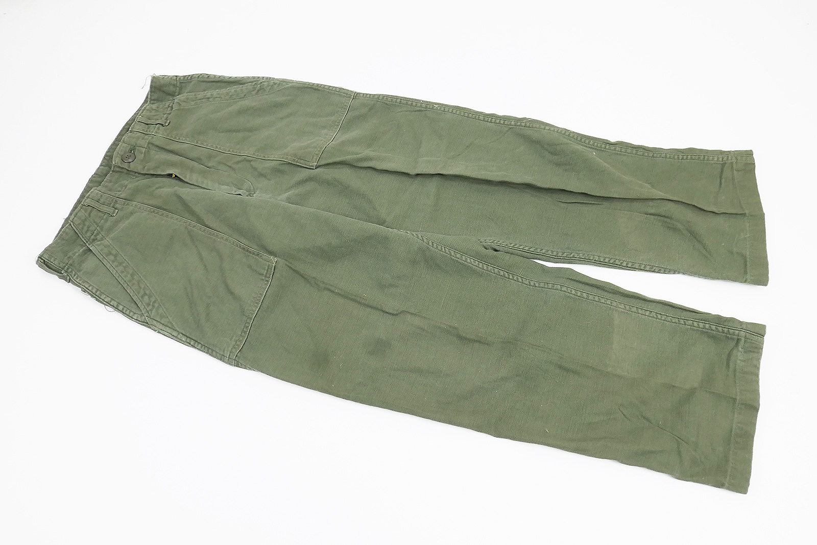 Original US Vintage Trousers Vietnam 1968 Cotton Sateen OG-107 TYPE 1 - W32/L29