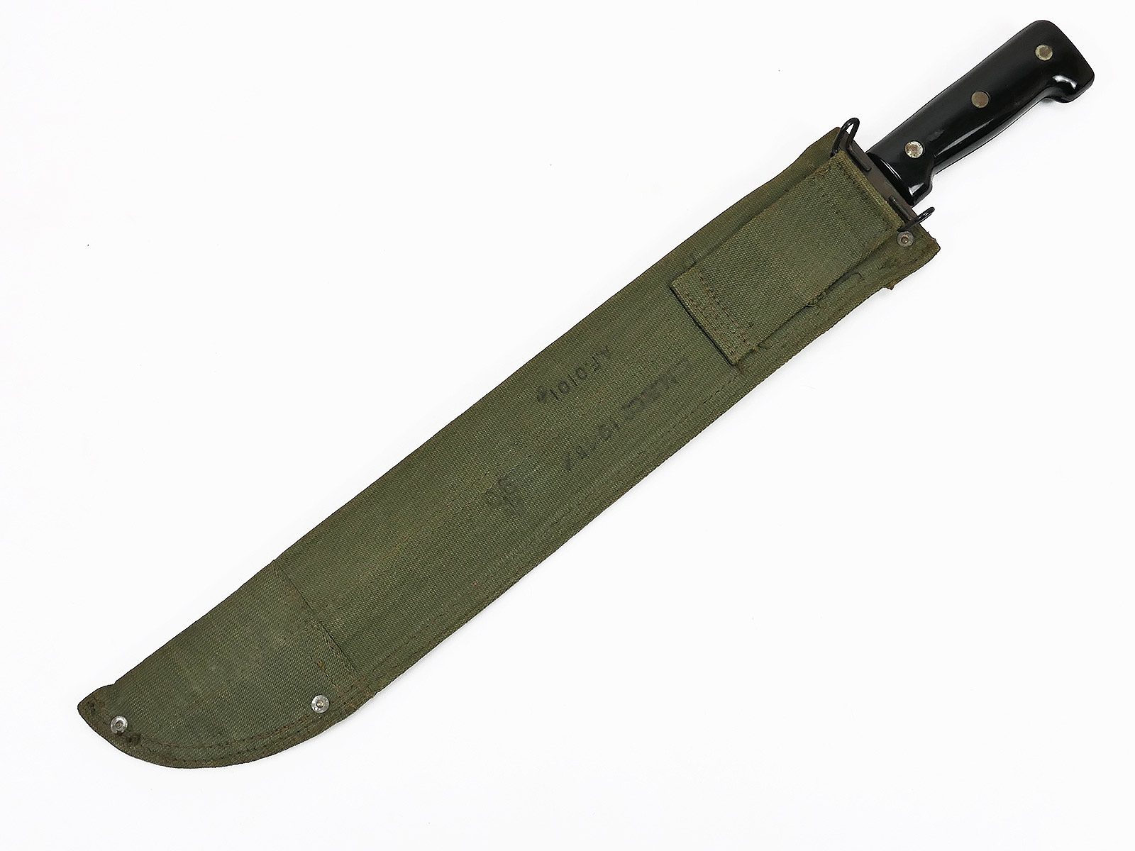 US Army WW2 KIFFE Machete (England) with canvas sheath 1945 British Made