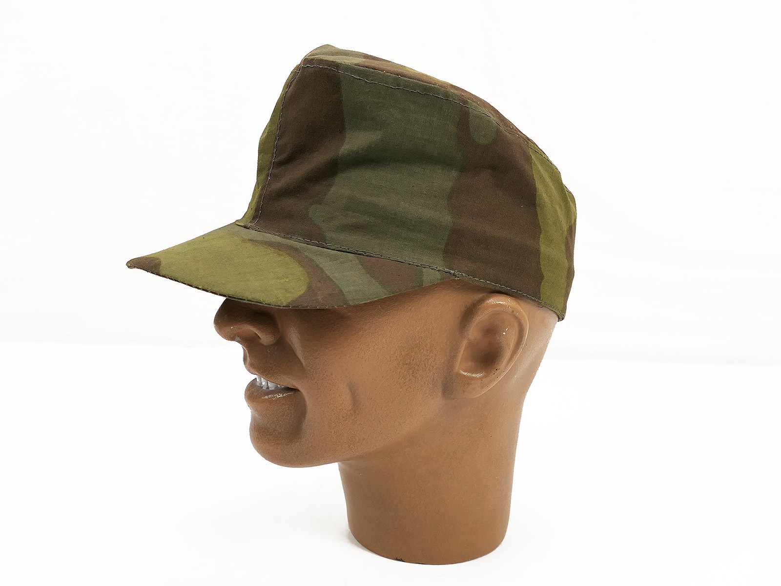 Waffen SS camouflage cap, field cap, size 57, Italian camouflage (Tele Mimetico), original fabric