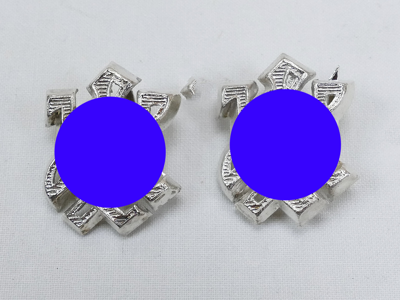 1x pair WSS epaulettes shoulder piece editions Leibstandarte LAH silver