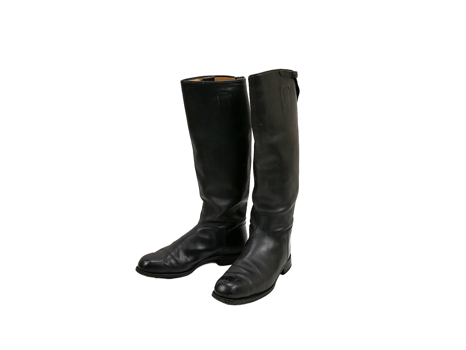 Wehrmacht officer's leather boots Knobelbecher shaft boots Sole length 30.5 cm COLLECTION 