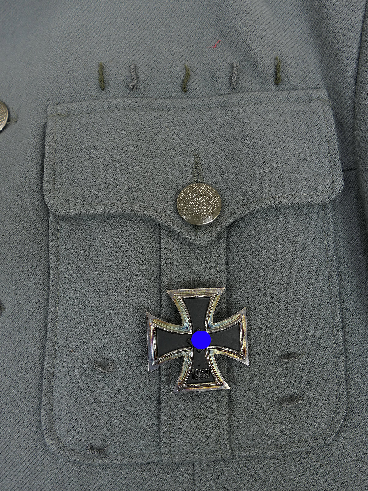 Officer’s field tunic, infantry uniform jacket – Janke COLLECTION, battle-worn