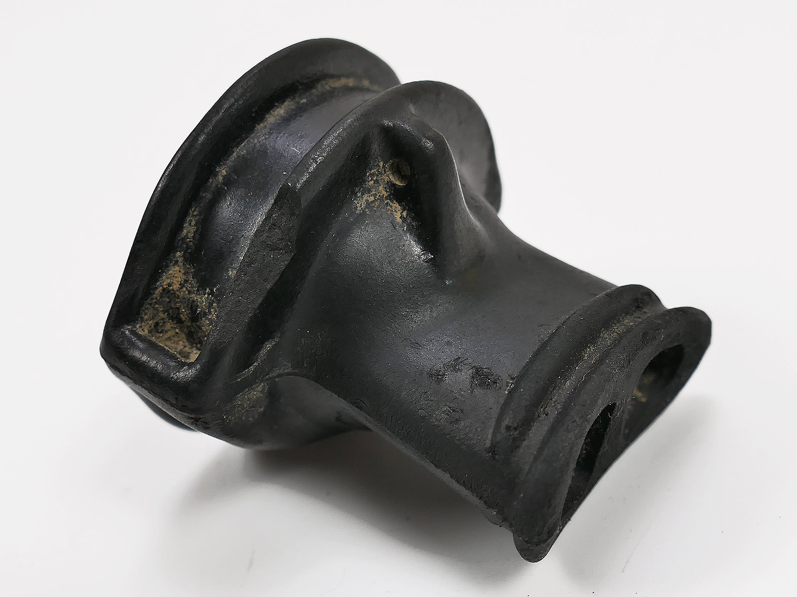 Original Wehrmacht / Kriegsmarine mouthpiece / attachment for gas mask filter