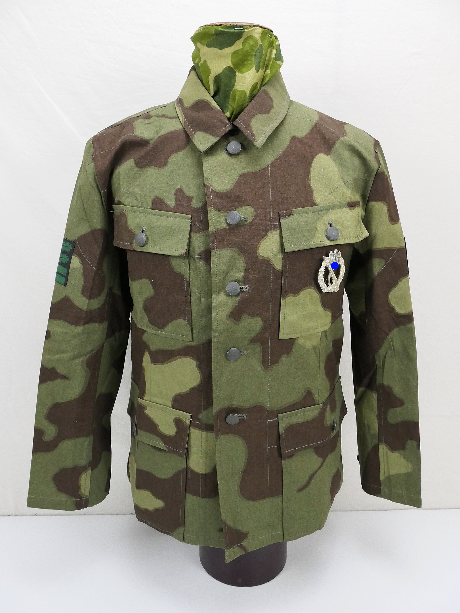 P1067716 WSS Tele Mimetico Camouflage Jacket Four Pocket Skirt Normandy Italian camouflage