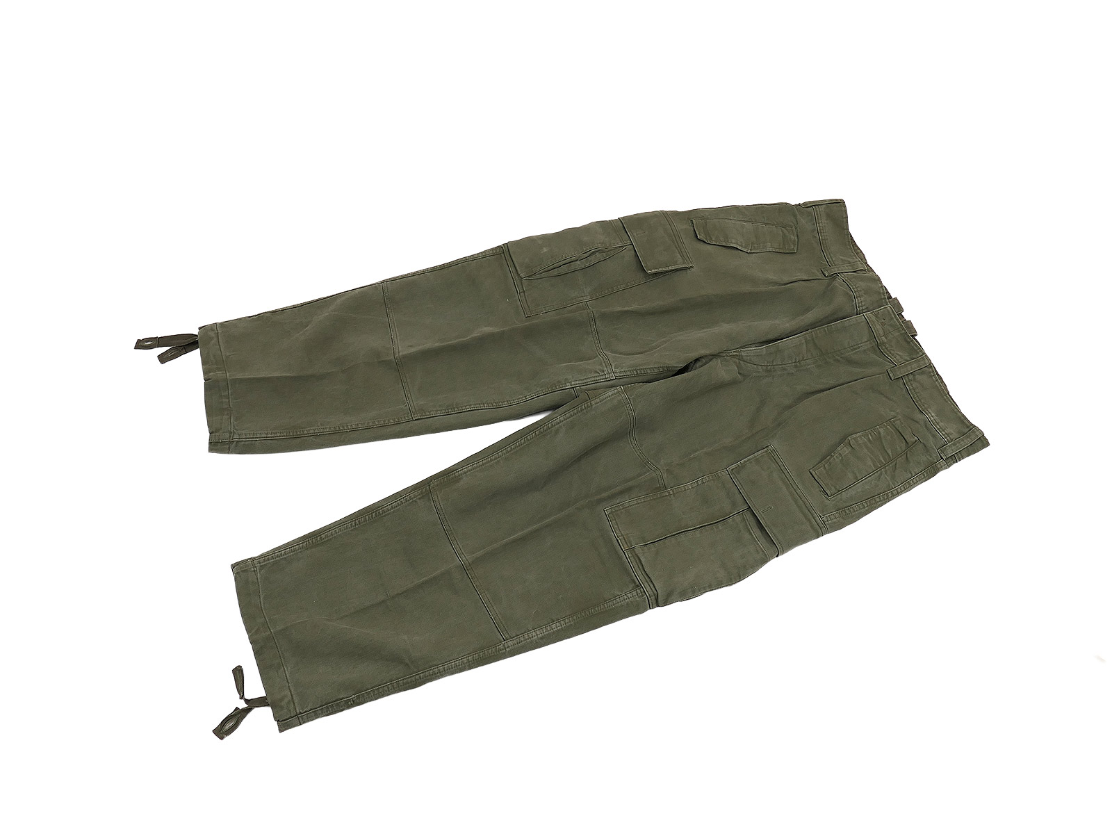 Original Bundeswehr early-model moleskin field trousers, combat trousers, olive, 1968, size 162/92, from a TOP COLLECTION!!