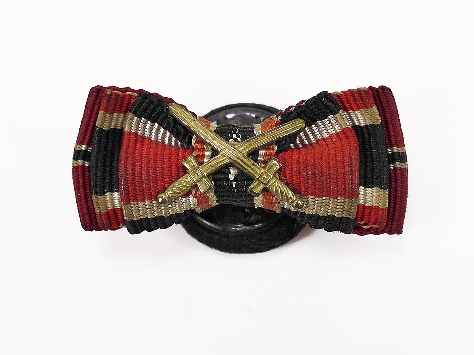 Original Wehrmacht buttonhole clasp, set of three with swords