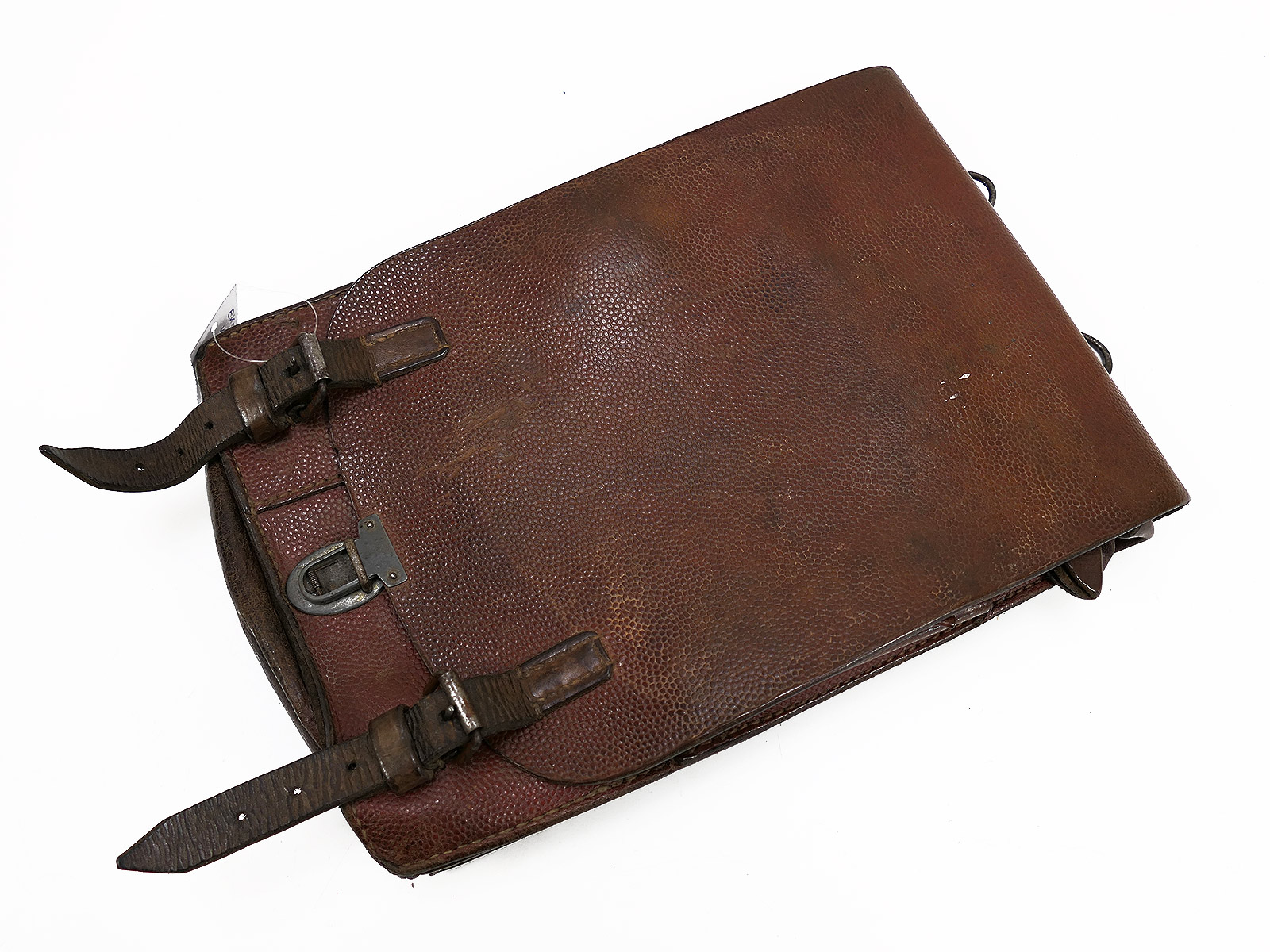 Wehrmacht / Luftwaffe map pouch, brown leather, RBNr. Signal pouch, COLLECTION